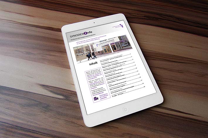 Mockup Synodeninfo, Bild: © ELKB