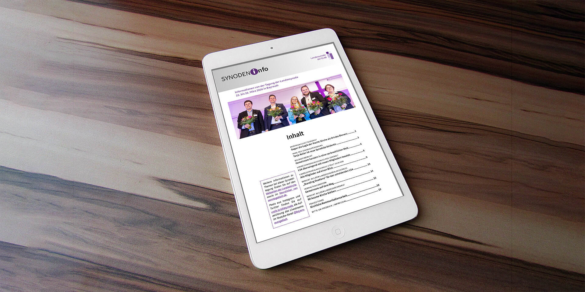 Synodeninfo Fruehjahr 2026, Bild: &copy; ELKB